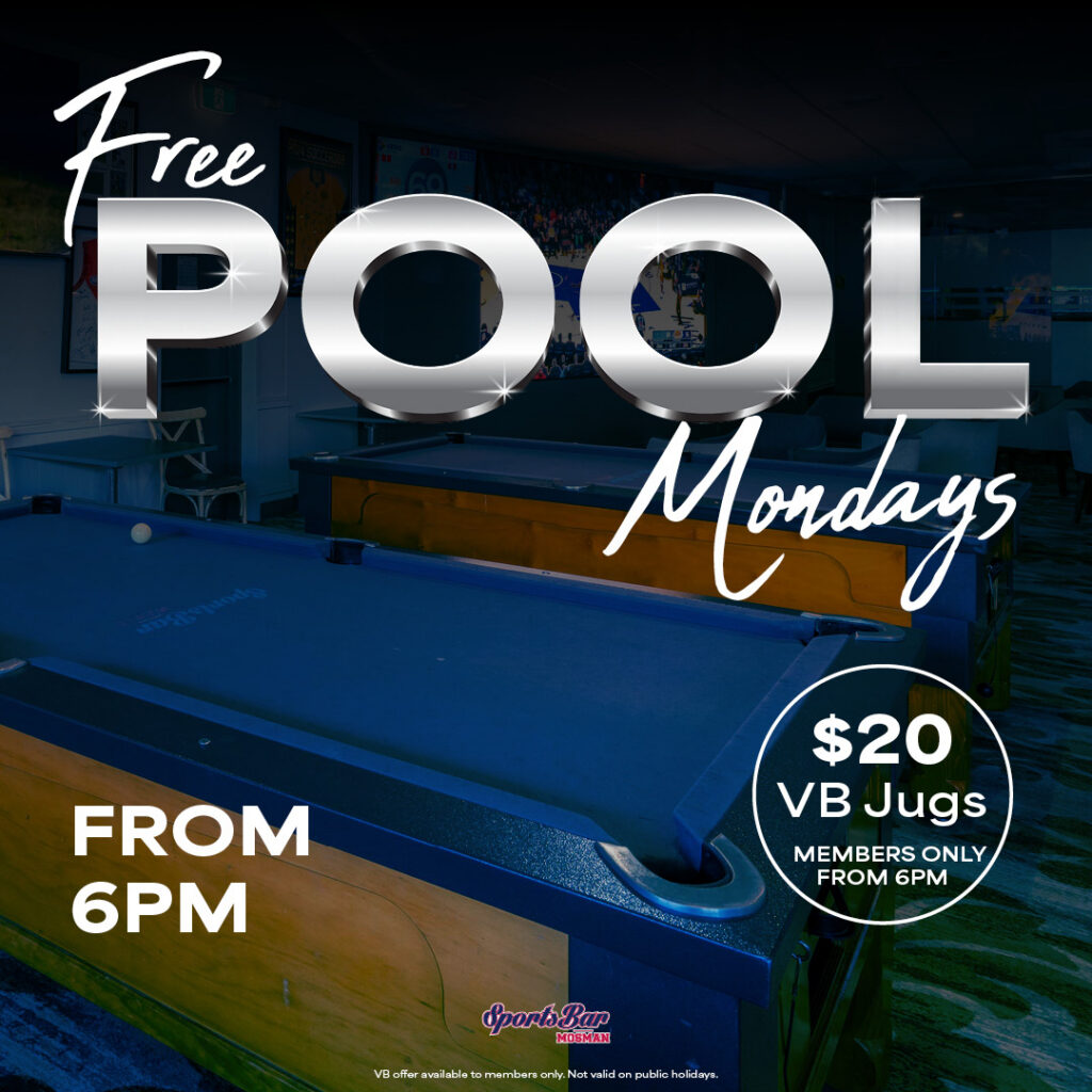 FREE POOL MONDAYS