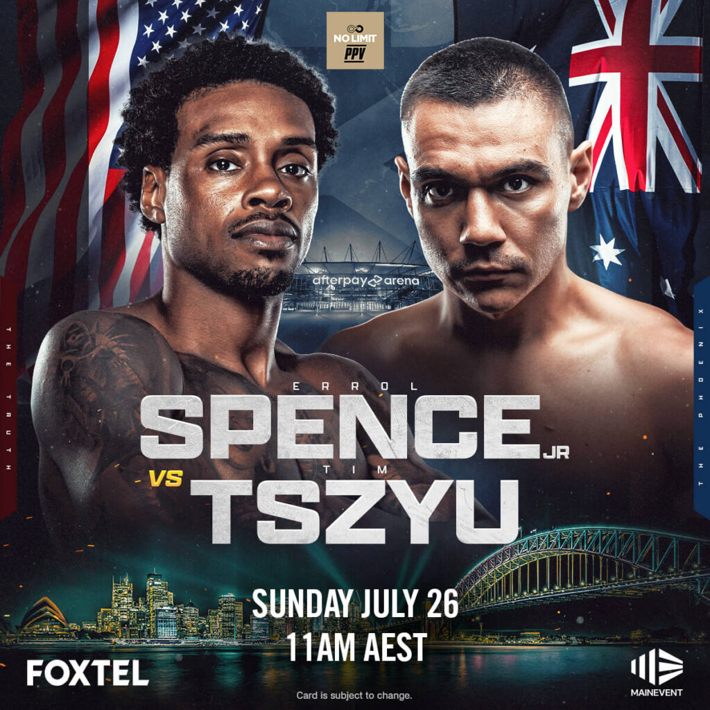 Tszyu vs Spence Jr.